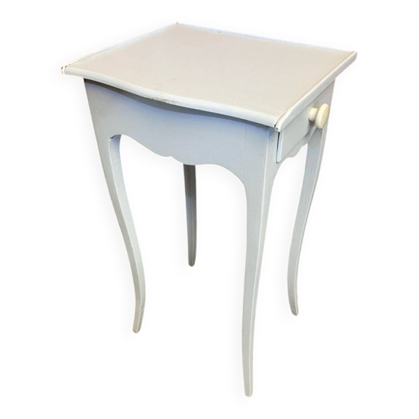 Chevet table nuit style louis xv bois tiroir côté vintage