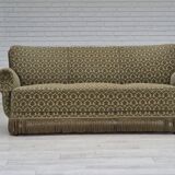 1960s, Danish "Banan" 3 seater sofa, original condition, velour.