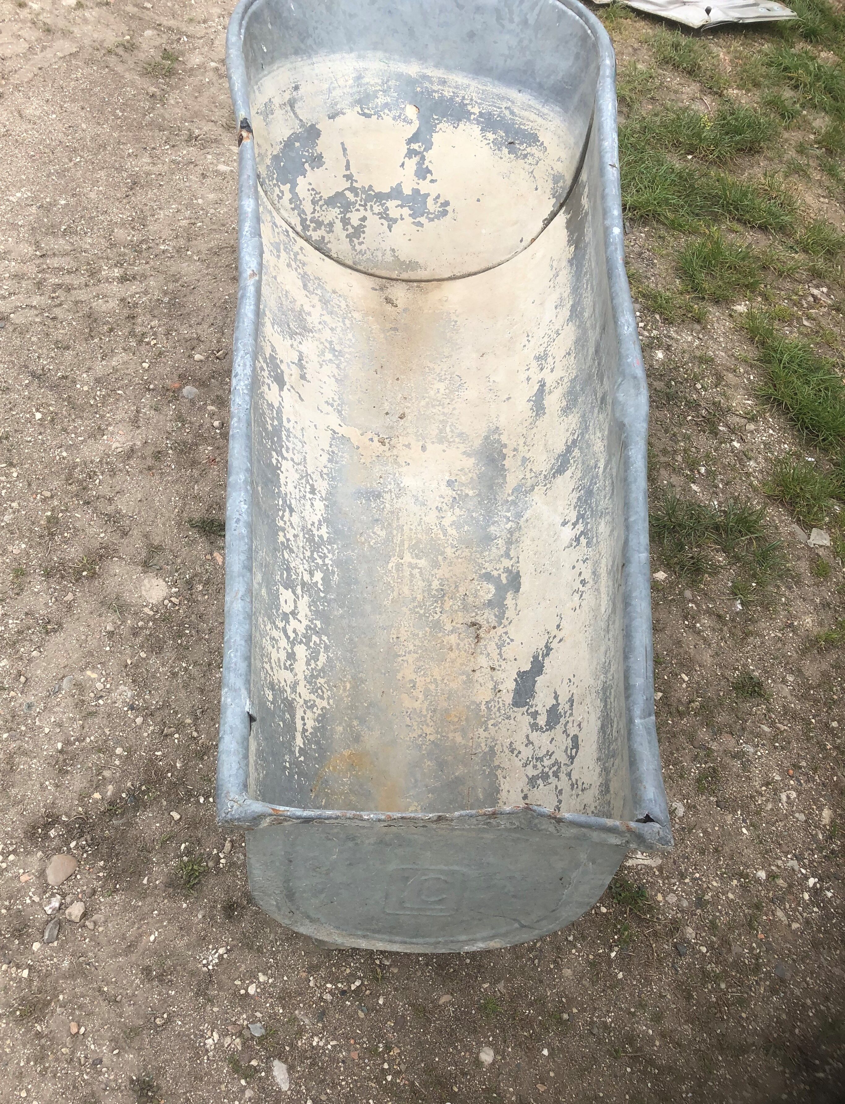 former 1900 zinc bathtub