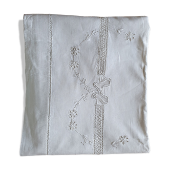 Ancient drapery embroidered with Venice days