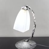 Art Deco Wrought Iron Lamp, France, c. 1930