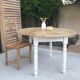 Table ronde rabattable