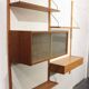 Vintage teak wall unit by Preben Sorensen, Denmark 1960s