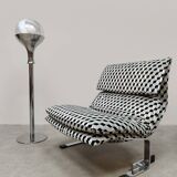 Italian design Murano glass globe floorlamp vintage Targetti 1960