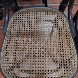 chaises de bistrot cannées de marque FISCHEL x 2