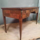 1900 Louis XVI style veneer flat desk
