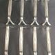 WMF, eight silver-plated knife rests, palmette decoration 1880