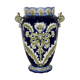 Earthenware vase, faience factory of fives lille - early twentieth century