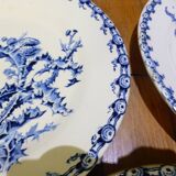 3 flat plates Gien Chardons service (3)