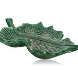 Green leaf trinket bowl by Vallauris