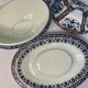GIEN Soup and sleeping in earthenware decoration of lambrequins XXth