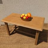 Light oak coffee table