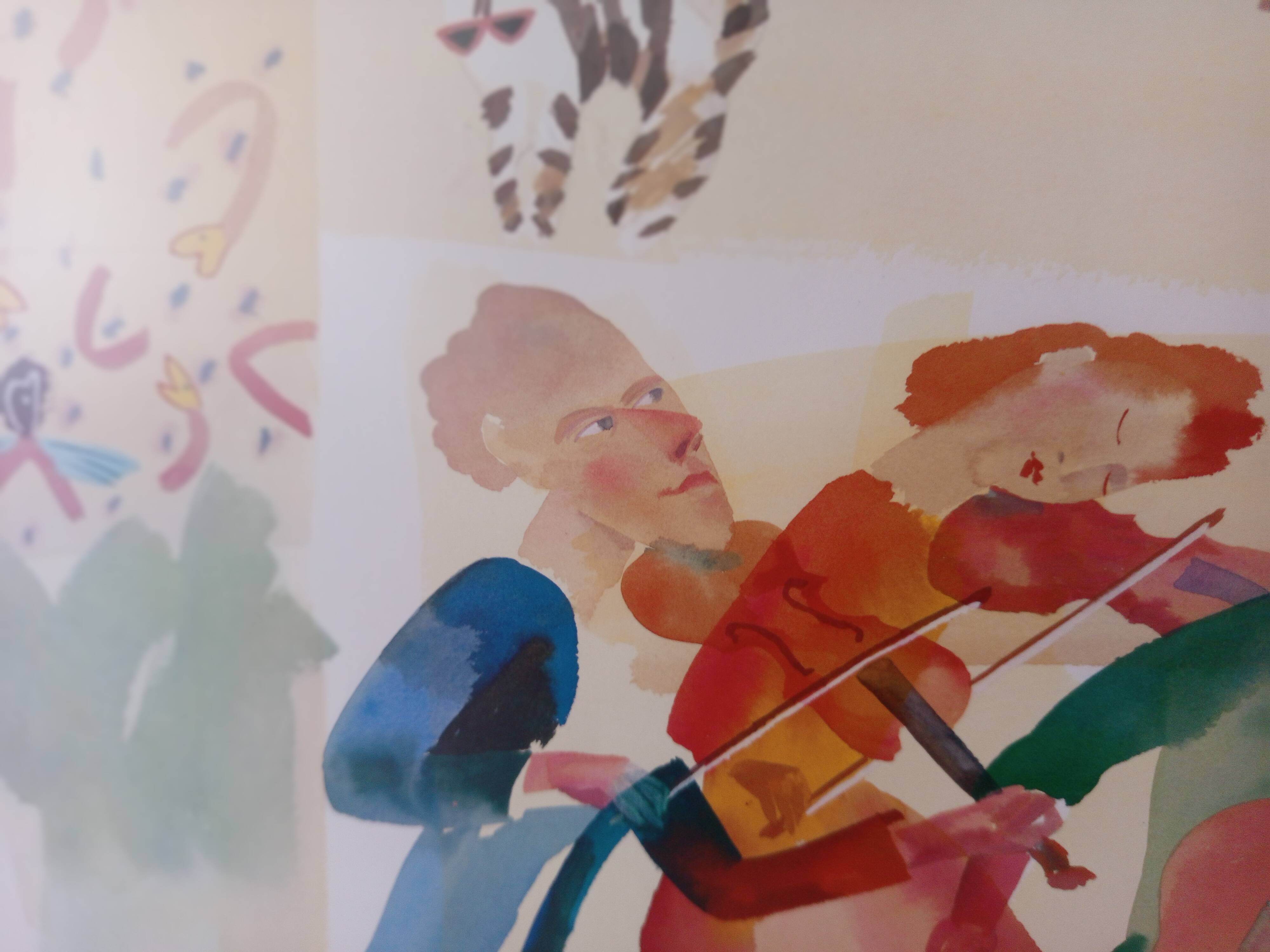 Nick Orsborn — Quartet — Vintage British Art Print, 1986