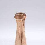 Bougeoir sculptural en cuivre