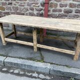 Huge vintage workshop workbench table 245cm