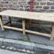 Huge vintage workshop workbench table 245cm