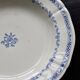 Plat de service rond et creux faïence Gien – Modèle “Royal”