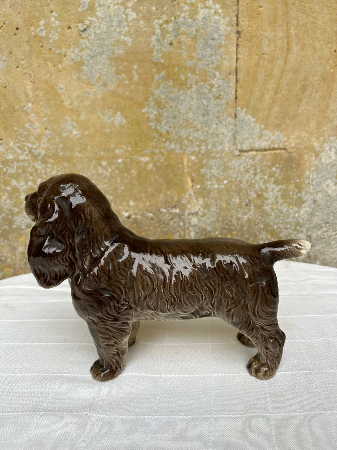 Ceramic spaniel dog