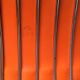 70s chrome metal and skai chair