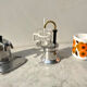 Mini Italian coffee maker 1 cup Expresso Bialetti vintage design 90s