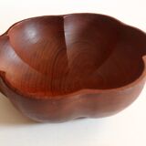 Large teak bowl, vintage from the 1970s