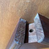 Danish round teak table from the 60s