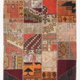 5x8 Red Classic Tapis Teppich Patchwork Rug,242x168Cm