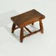 Alpine Chic Rustic Plant or Side Table 1950s