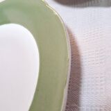 5 semi-deep scalloped plates