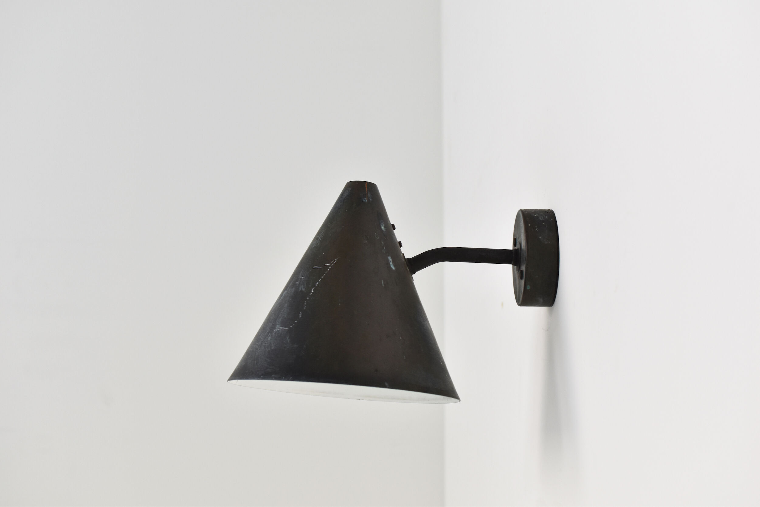'Tratten' wall lamp by Hans Agne Jakobsson for AB Markaryd, Sweden 1950s.