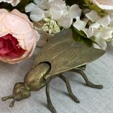 Brass fly ashtray