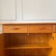 Buffet en bois et rotin