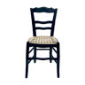 Chaise de bistro bleu