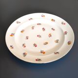 Round Limoges porcelain platter by Georges Boyer, 28.5cm diameter