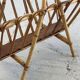 Rattan magazine rack