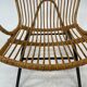 Vintage rattan chair by Dirk van Sliedregt Rohe Noordwolde 1960 in the Netherlands