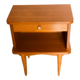 Vintage wooden bedside table