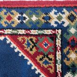 Tapis vintage français Savonnerie fait main en laine – 94 x 170 cm – 1960s