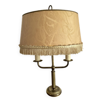 Brass hot water bottle lamp