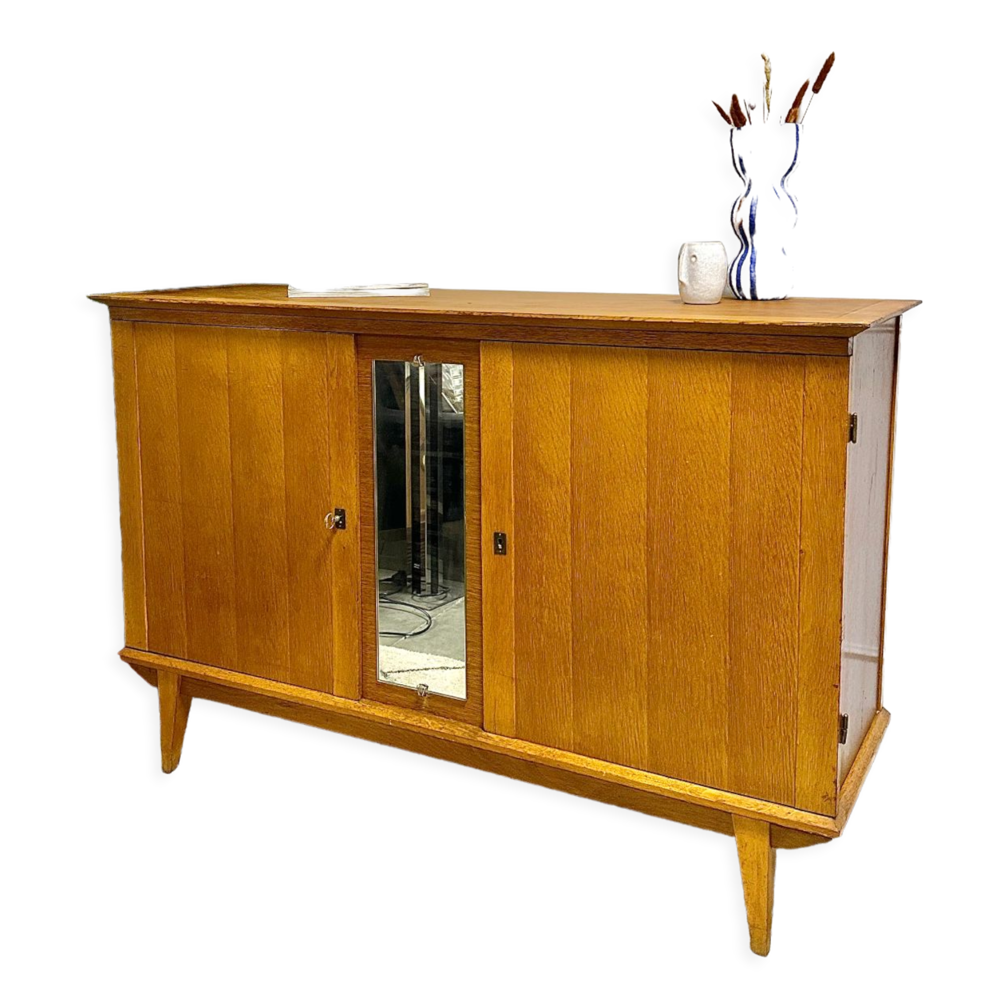 Enfilade vintage pieds compas