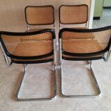 4 Cesca B32 chairs by Marcel Breuer de Gavina