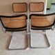 Set de 4 chaises Cesca B32 par Marcel Breuer de Gavina