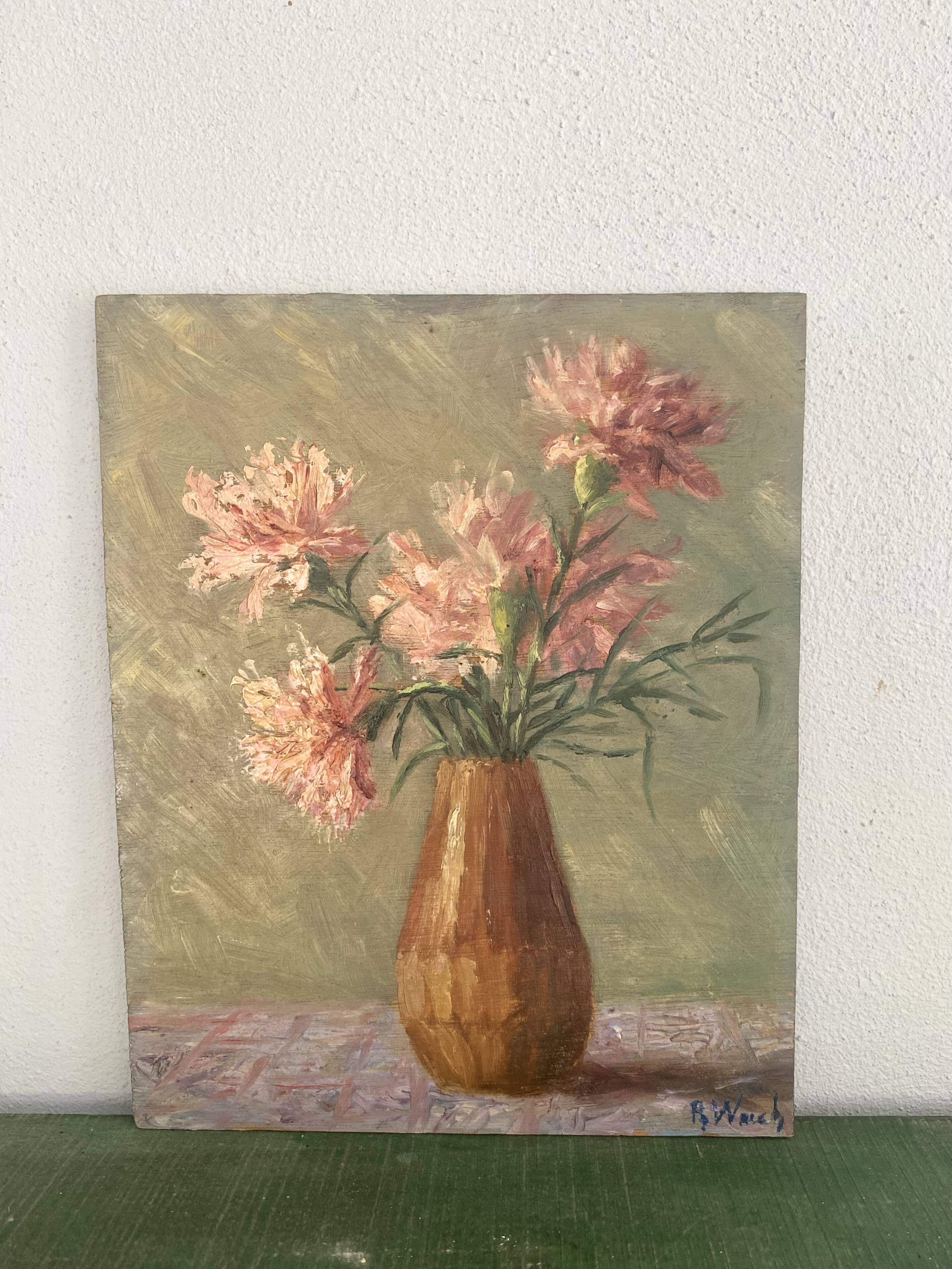 Oil on wood, early 20th century