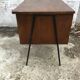 Modernist desk compass feet with drawer box