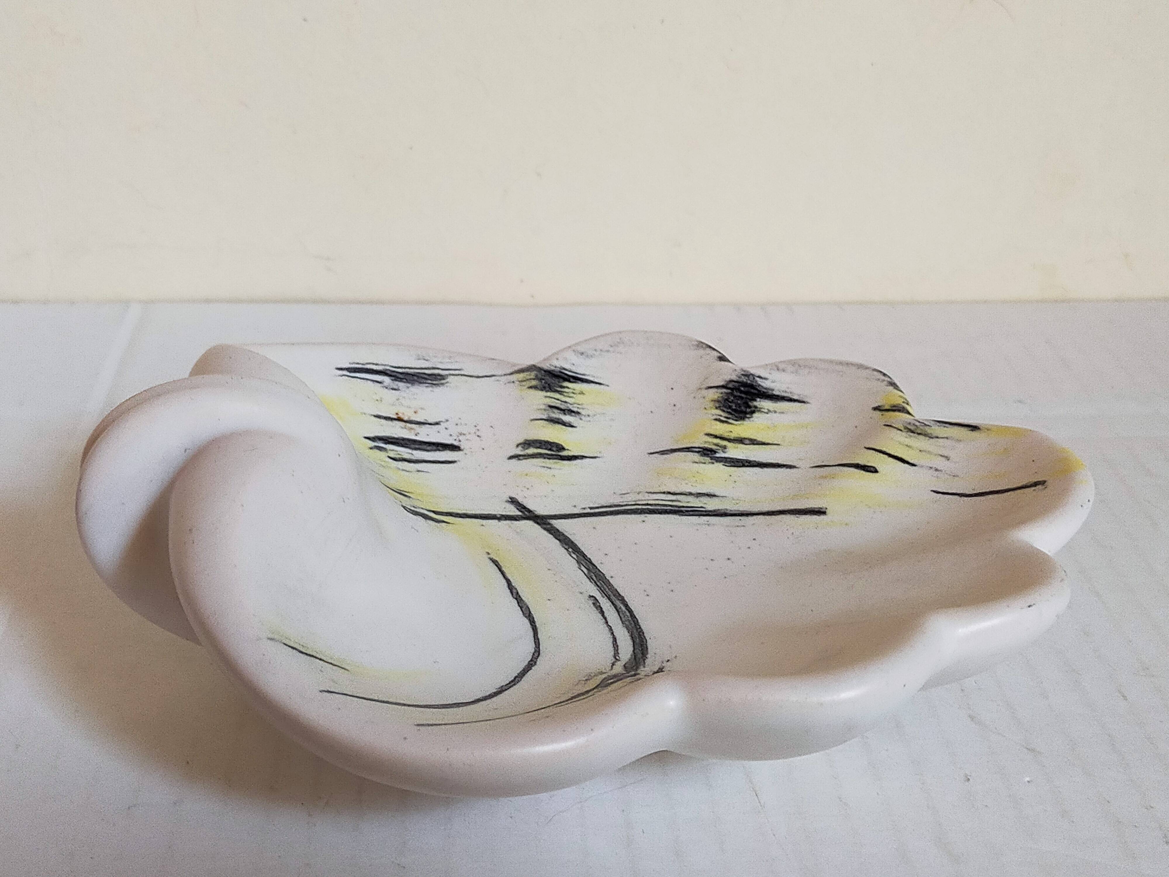 Vallauris ceramic pocket tray from the 1950s