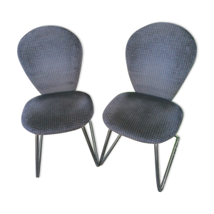 Paire de chaises vintage
