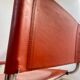 Lot 6 tubular chairs S33 design Mart Stam vintage cognac leather from the 70s