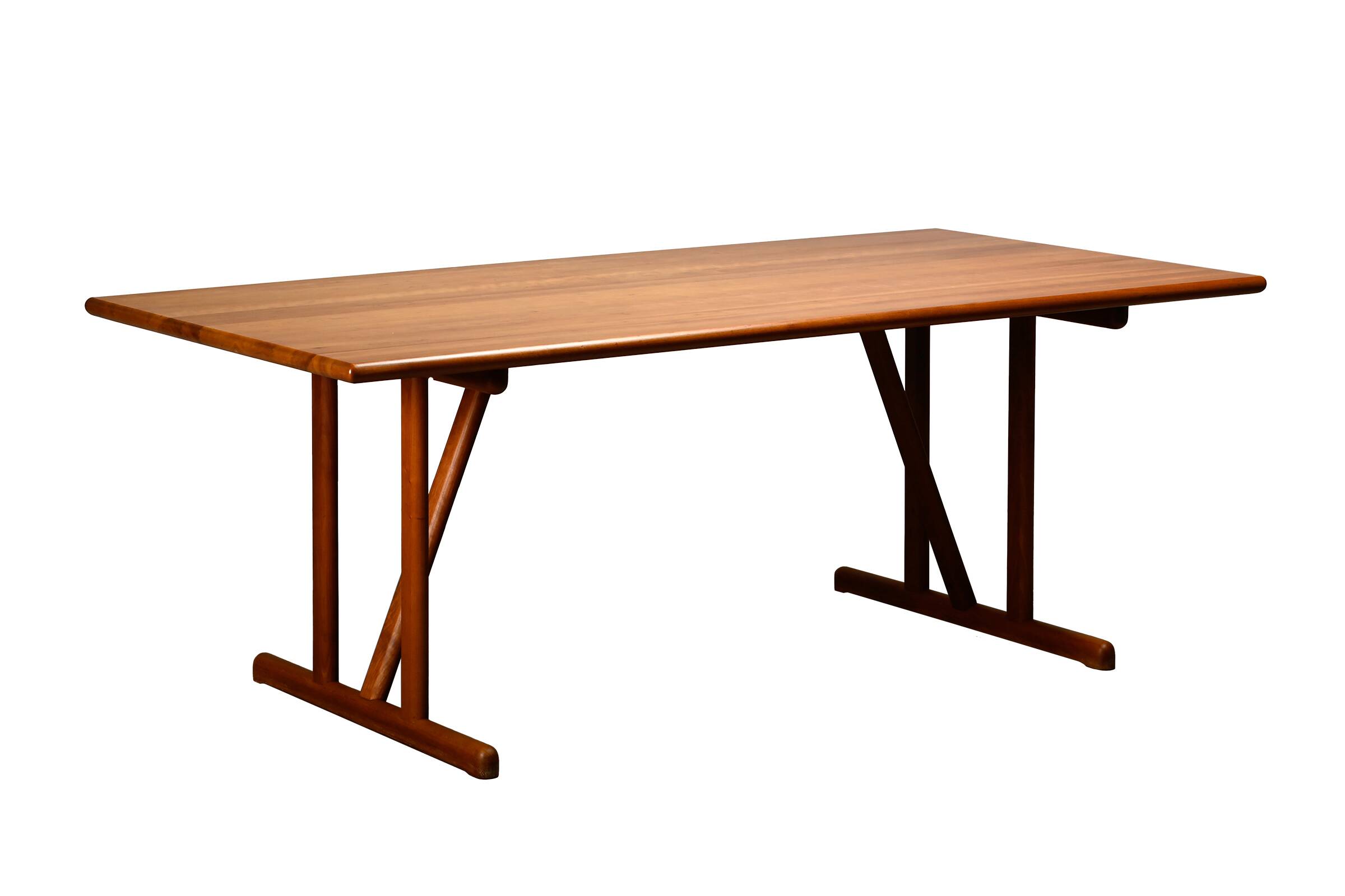Søren Holst Shaker Dining Table or Desk in solid Cherry Wood, Denmark