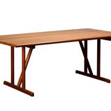 Søren Holst Shaker Dining Table or Desk in solid Cherry Wood, Denmark