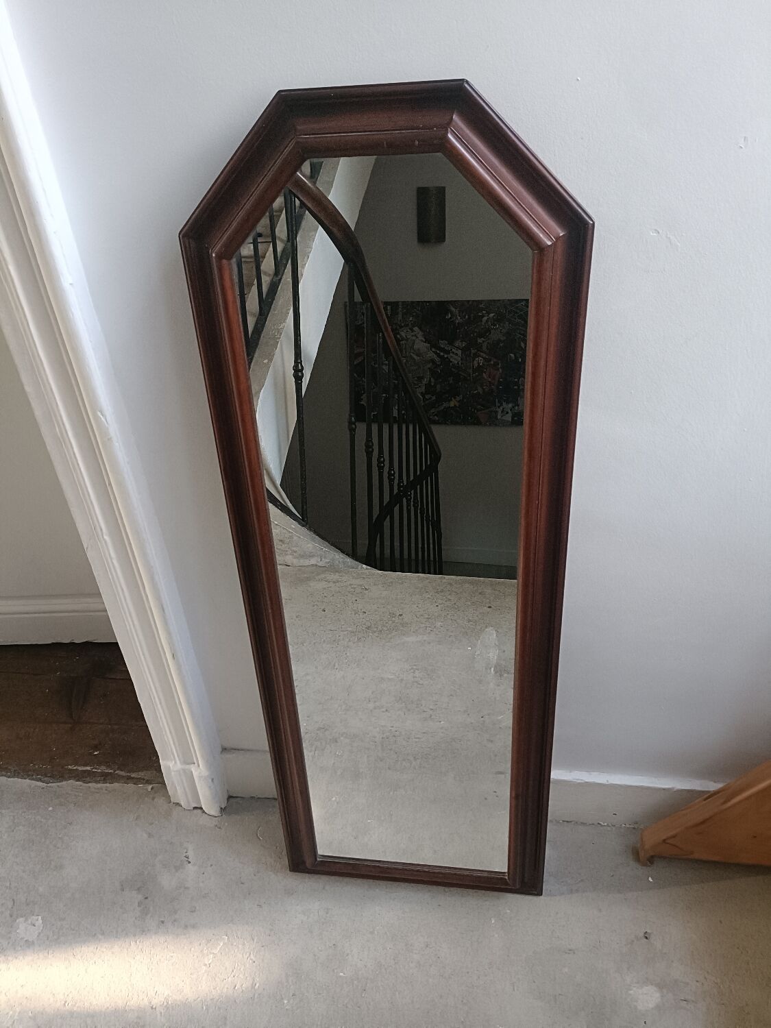 Rectangular vintage mirror